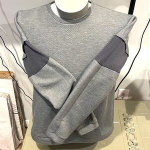 Under Armour Open Sleeves mesh crew neck loose sweatshirt